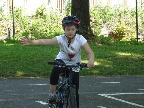 Výuka na dopravním hřišti v Chrudimi